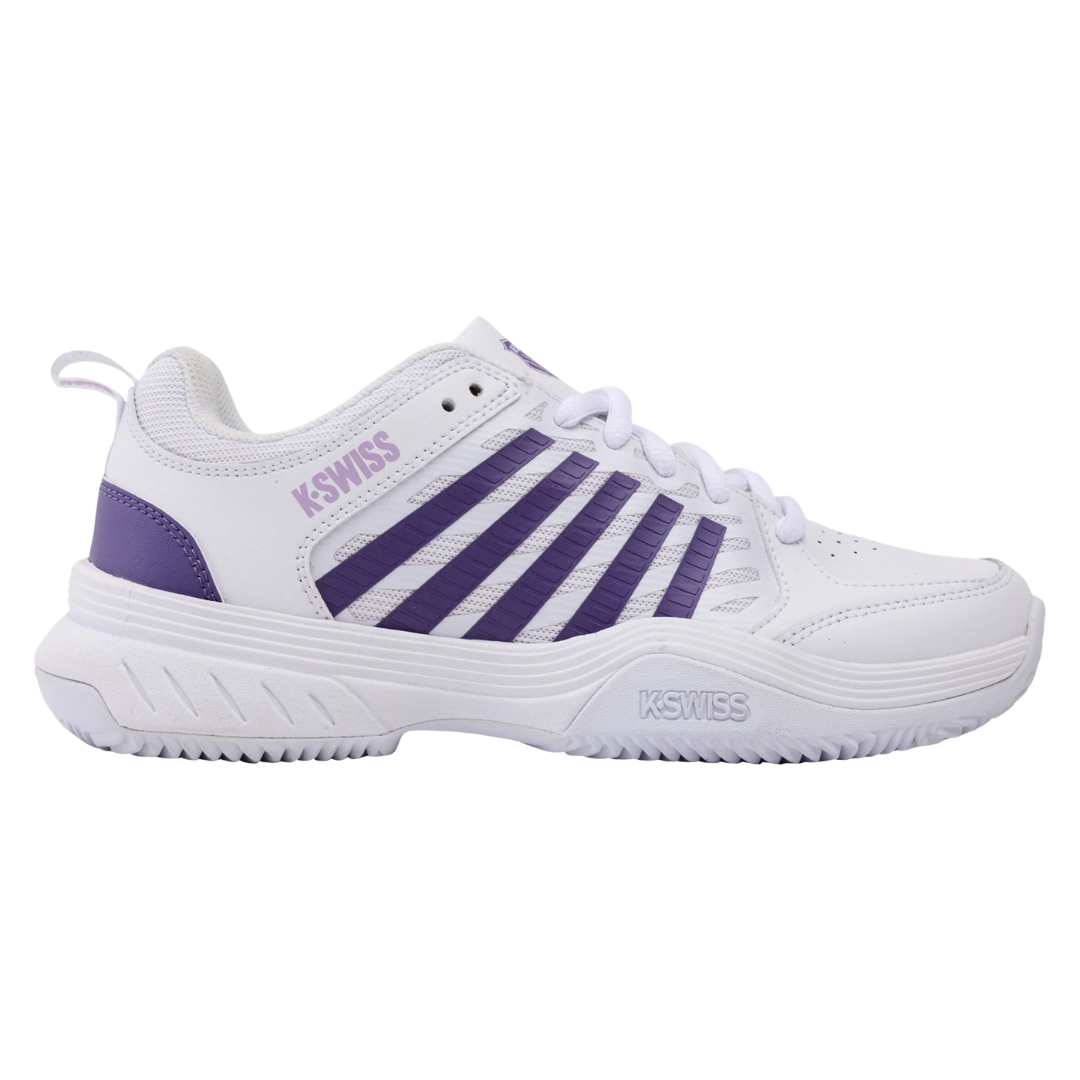 K-Swiss Court Express All Court - White/Purple Haze