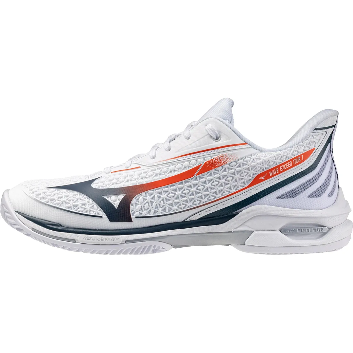 Mizuno Wave Exceed Tour 7 Clay Court - White/Insignia Blue/Orange