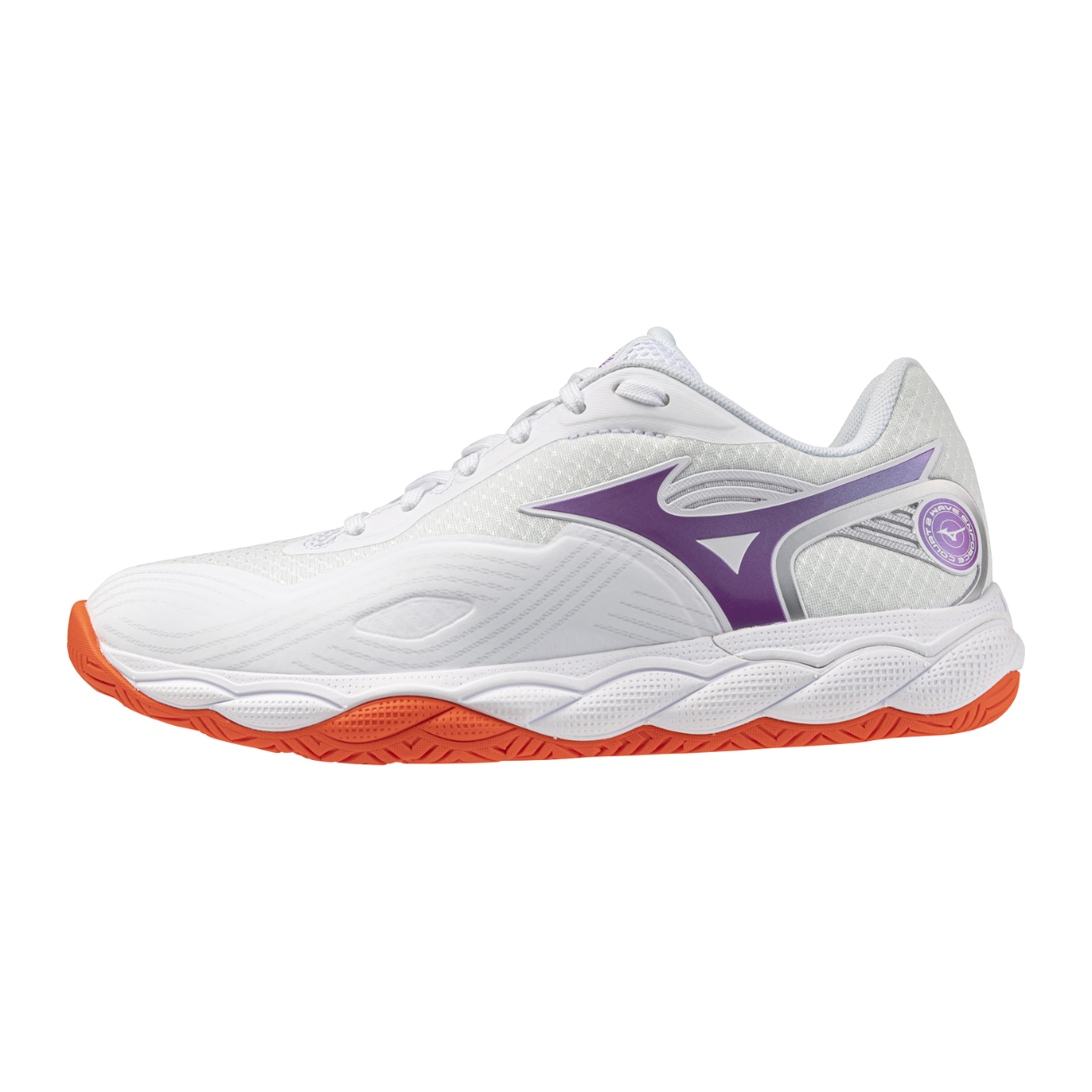 Mizuno Wave Enforce Court 2 All Court - White/Dahlia/Sunstone