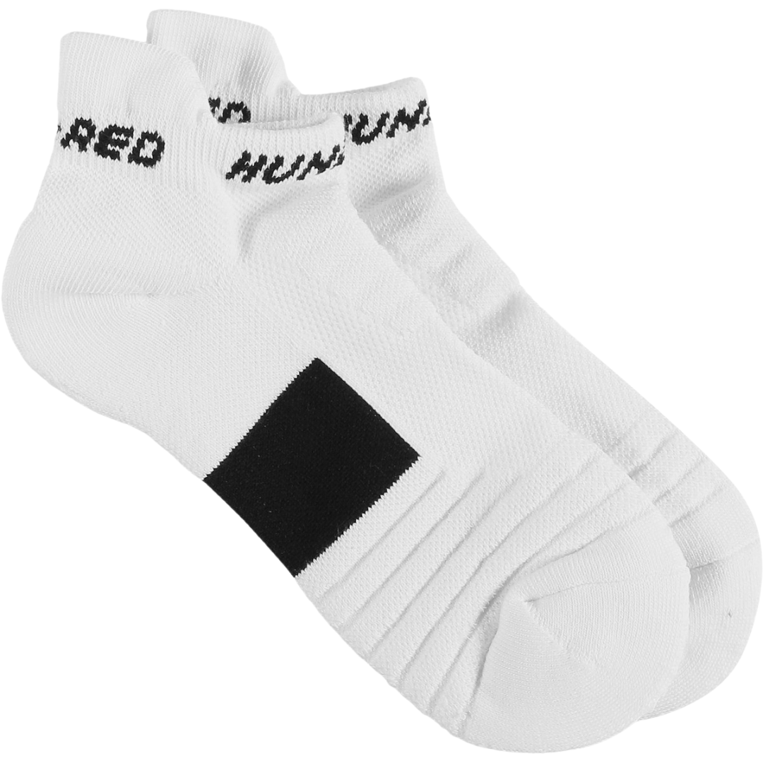 Hundred Low Cut Socks - White/Black