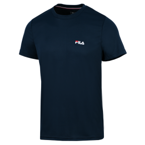 Fila Tee Logo Small Navy 