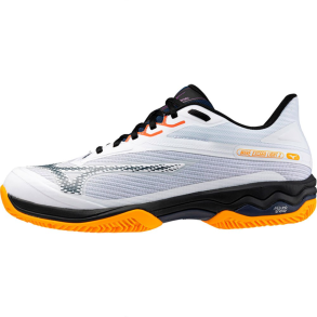 Mizuno Wave Exceed Light 2 Clay Court Herre - White/Dress Blues/Carrot Curl