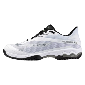 Mizuno Wave Exceed Light 2 Herre Clay Court - White/Metallic Gray/Black