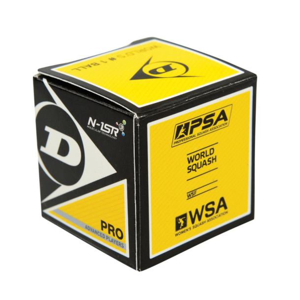 Dunlop Squash Bold Dobbeltgul Pro - 1 bold