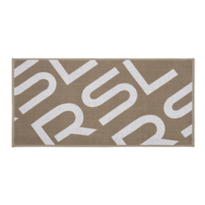 RSL Towel 50x100 - Pebble/Hvid
