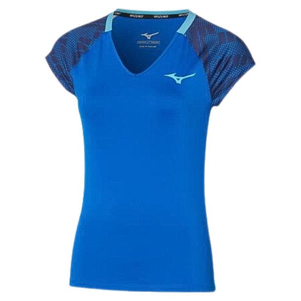 Mizuno Mugen Printed Tee W - Mugen Blue