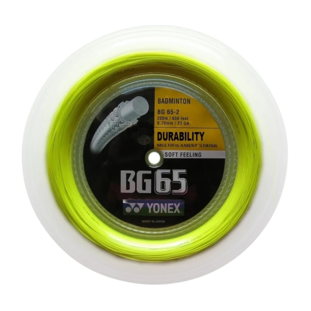 Yonex BG 65 Yellow 200m