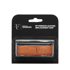Wilson RF Leather Replacement Grip - Brown/Black