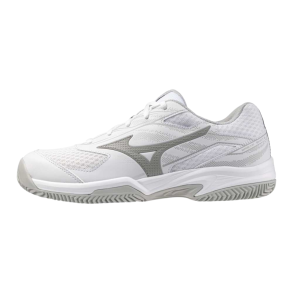 Mizuno Breakshot 5 Clay Court Dame - White/Ultimate Grey