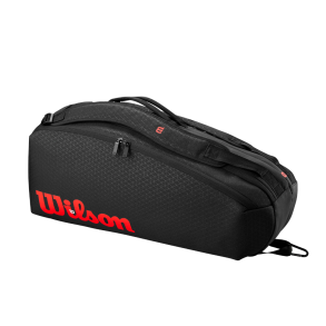 Wilson Clash V3 6PK Racket Bag 2025 - Black/Infrared