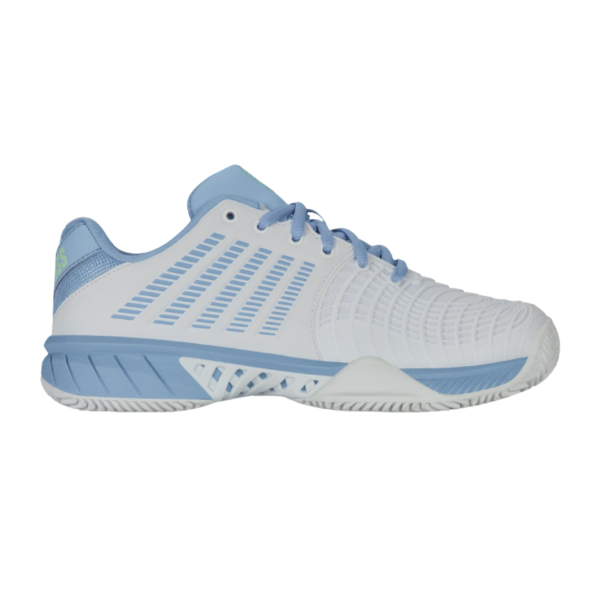 K-Swiss Express Light 3 Clay - White/Dutch Canal/Paradise Green