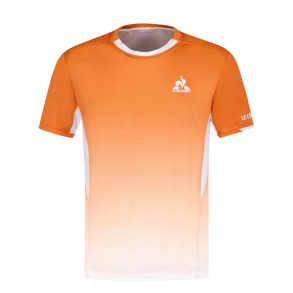 Le Coq Sportif US Open Tee 25 - Apricot Orange