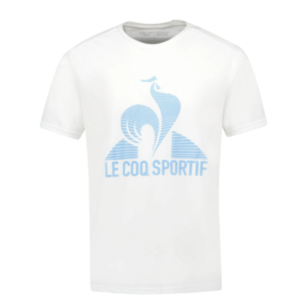 Le Coq Sportif Heritage Tee - Hvid/Bl