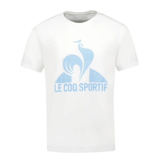 Le Coq Sportif Heritage Tee - White/Blue