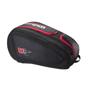 Wilson Bela V3 Padel Racket Bag - Black/Red