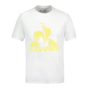 Le Coq Sportif Terre Battue Tee - Hvid/Gul