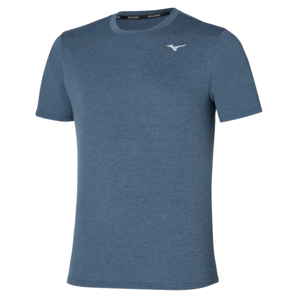 Mizuno Impulse Core Tee Herre - Vintage Indigo