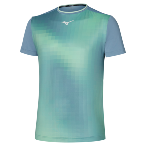 Mizuno Frontier Shadow Graphic Tee Herre - Citadel