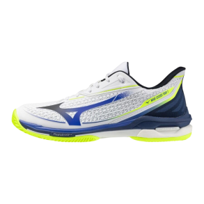 Mizuno Wave Exceed Tour 7 Unisex Clay Court - White/Dazzling Blue 