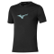 Mizuno Short Sleeve Tee Herre - Black