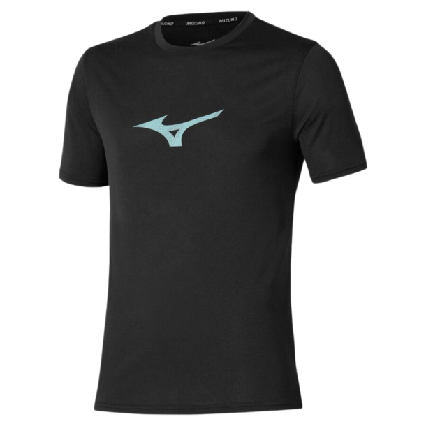 Mizuno Short Sleeve Tee Herre - Black