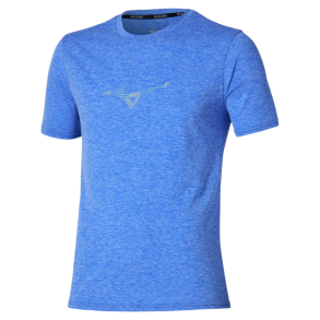 Mizuno Short Sleeve Tee Herre - Dazzling Blue