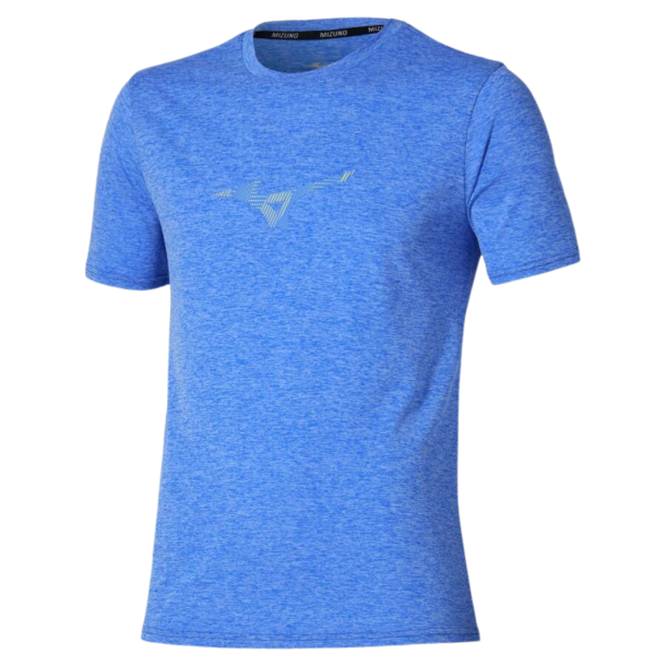 Mizuno Short Sleeve Tee Herre - Dazzling Blue