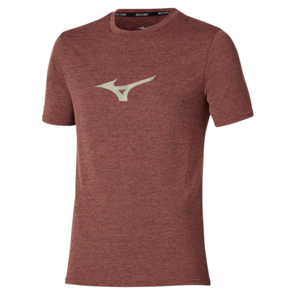 Mizuno Short Sleeve Tee Herre - Copper Brown