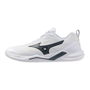 Mizuno Wave Stealth Elite Unisex - White/Metallic Gray