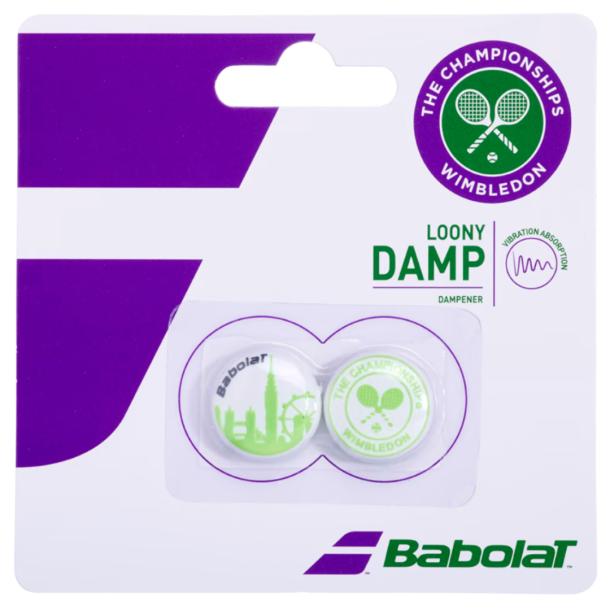 Babolat Loony Dampener Hvid/Grn 2 stk.