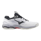 Mizuno Wave Stealth 6 - Hvid/Salsa/Sort