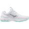 Mizuno Wave Stealth 6 Dame - Hvid/Blue tint