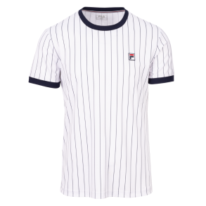 Fila Polo Shirt Stripes - White/Stripes