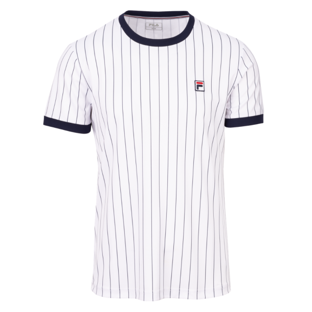 Fila Polo Shirt Stripes - White/Stripes