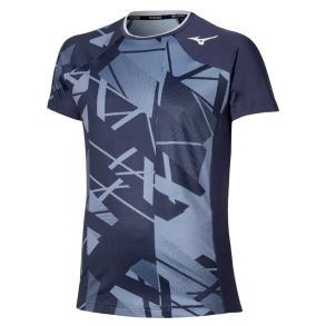 Mizuno DB Shadow Graphic SS Tee Herre - Odyssey Gray