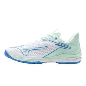 Mizuno Wave Exceed Tour 6 Dame Clay Court - White/Blue