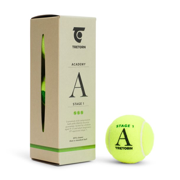 Tretorn Academy Green - 3 Bolde