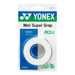 Yonex AC102 Wet Super Grap 3x - White