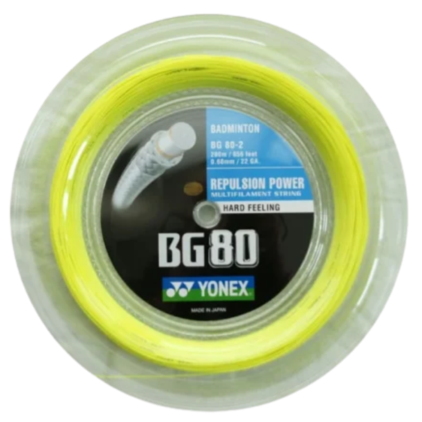 Yonex BG 80 200m - Yellow
