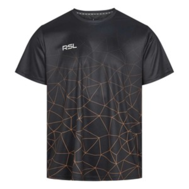 RSL Ian Tee M - Black/Gold