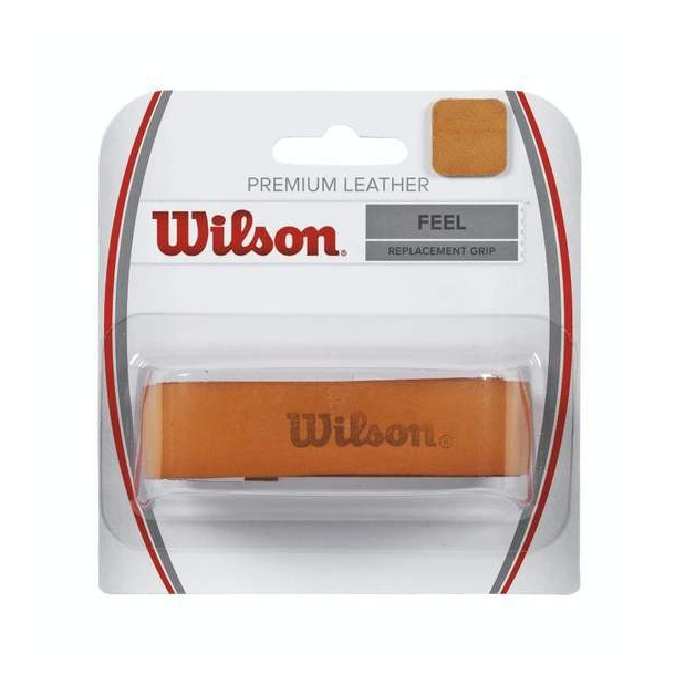 Wilson Premium Leather Replacement Grip - Brown