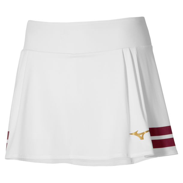 Mizuno Printed Flying Skirt W - White