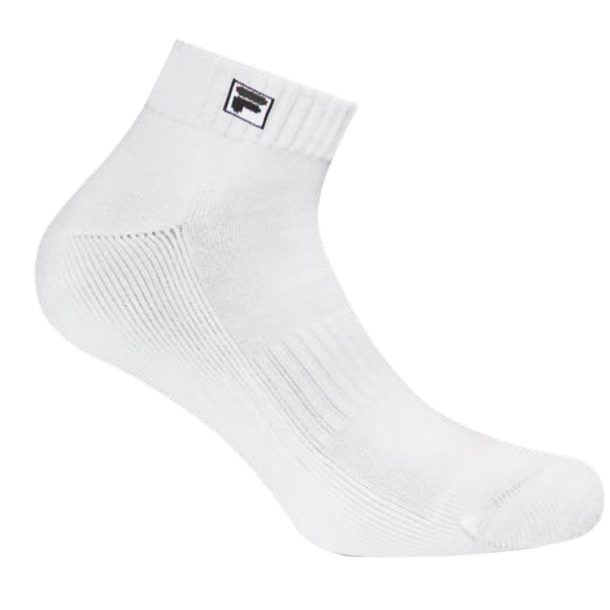 Fila F-Box Premium Ankle Socks 2-Pack - White