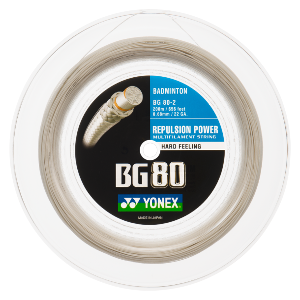 Yonex BG-80 Hvid - 200 m 