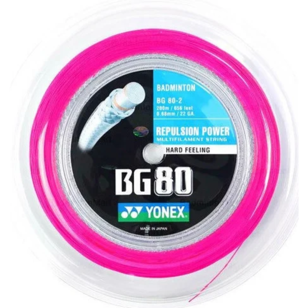 Yonex BG-80 Pink - 200m 