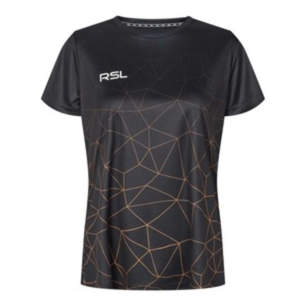 RSL Jane W Tee - Black/Gold