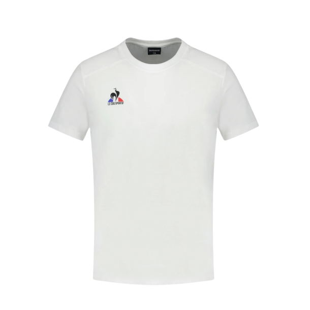 Le Coq Sportif Tee SS No4 Jr. - Hvid