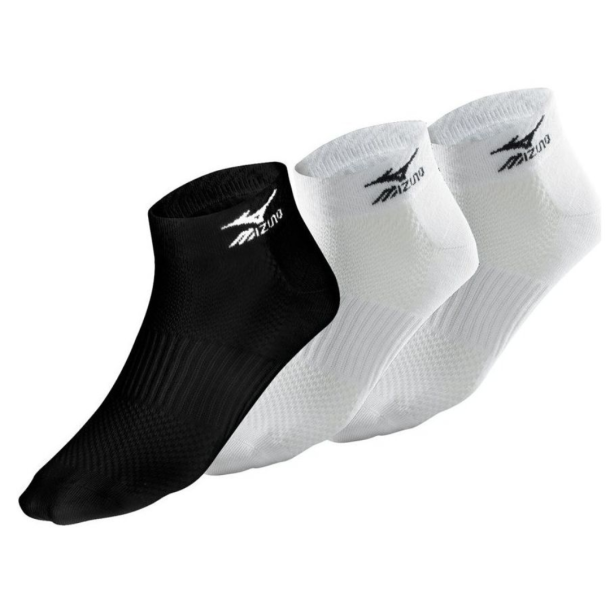 Mizuno Training Mid 3P sokker - 2 hvid/1 sort