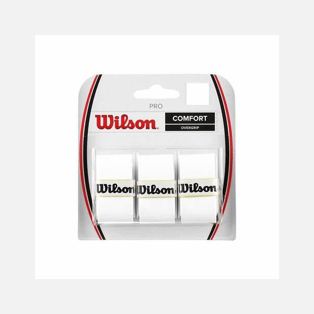 Wilson Pro Overgrip Hvid (3-stk) 