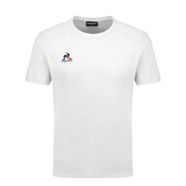 Le Coq Sportif Tennis Tee - New Optical White